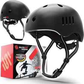 Skatewiz Skaters Helmet Black L -1